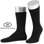 JD Tagessocke Crew Basic Line schwarz - 1 Paar