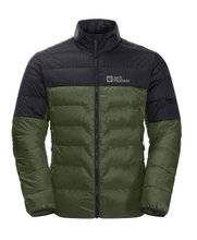 Jack Wolfskin Winter Down Jacket DNA Tundra (very warm, windproof) green Men
