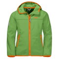 Jack Wolfskin Softshelljacke Fourwinds (wind-& wasserabweisend) grün Kinder