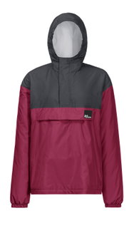 Jack Wolfskin Winterjacke Windbreaker Spirit Ins Smock (winddicht, wasserabweisend, gefüttert) rubinrot Kinder