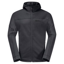 Jack Wolfskin Fleecejacke Hirschberg Hooded Fullzip phantomgrau Herren