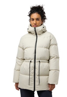Jack Wolfskin Winter-Daunenmantel Kirschallee (wasserdicht) beige Damen