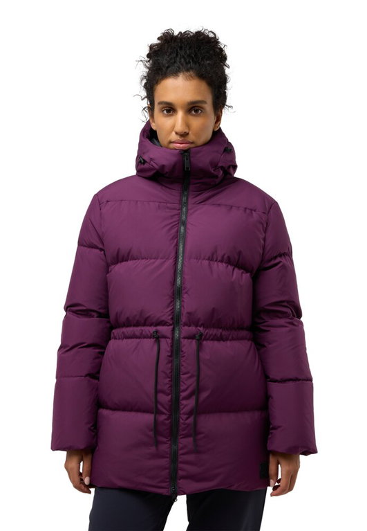Jack Wolfskin Winter-Daunenmantel Kirschallee (wasserdicht) violett Damen