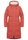 Jack Wolfskin Winter-Daunenmantel Nordlicht Coat (Fleece-Futter) rot Damen