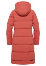 Jack Wolfskin Winter-Daunenmantel Nordlicht Coat (Fleece-Futter) rot Damen