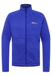 Jack Wolfskin Taiga Full Zip Fleece Jacket (elastic cuffs) blue men's