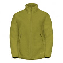 Jack Wolfskin Fleecejacke High Curl (warm, atmungsaktiv) khakigrün Damen