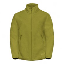 Jack Wolfskin High Curl Fleece Jacket (warm, breathable) khaki green ladies