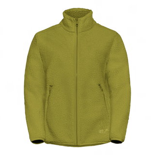 Jack Wolfskin Fleecejacke High Curl (warm, atmungsaktiv) khakigrün Damen