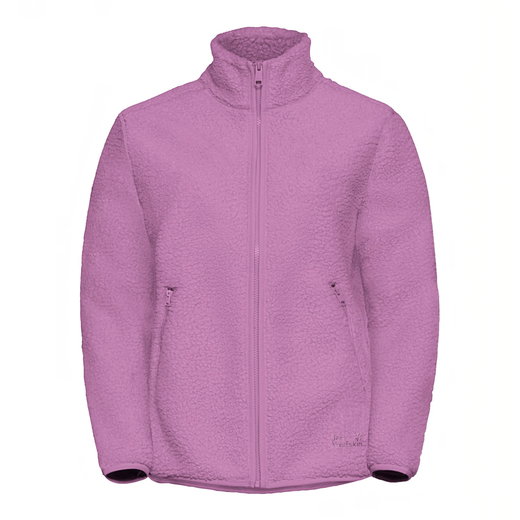 Jack Wolfskin Fleecejacke High Curl (warm, atmungsaktiv) pink Damen