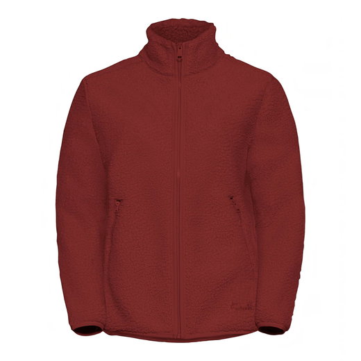 Jack Wolfskin Fleecejacke High Curl (warm, atmungsaktiv) winerot Damen