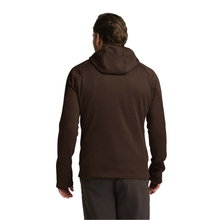 Jack Wolfskin Fleecejacke Peak District Hooded Full Zip (angenehmes Tragegefühl, warm) braun Herren