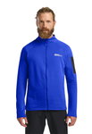 Jack Wolfskin Fleecejacke Prelight Full Zip (schnelltrocknend, atmungsaktiv) blau Herren