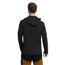 Jack Wolfskin Fleecejacke Ridge Hike Hooded Full Zip (mit Kapuze, atmungsaktiv) schwarz Herren