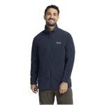 Jack Wolfskin Taunus 100 Full Zip Fleece Jacket (lightweight, breathable) midnight blue men's