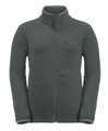 Jack Wolfskin Fleecejacke Taunus (schnelltrocknend, atmungsaktiv) dunkelgrün Kinder