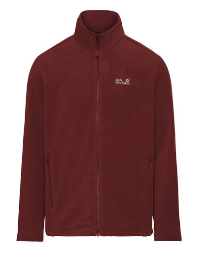 Jack Wolfskin Fleecejacke Wild Rebel 200 Full-Zip (warm) dunkelrot Herren