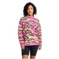 Jack Wolfskin Fleecepullover Paw Era 100 Print Half-Zip pink/beige Damen