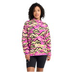 Jack Wolfskin Fleecepullover Paw Era 100 Print Half-Zip pink/beige Damen
