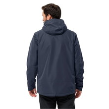 Jack Wolfskin Ganzjahresjacke Luntal 3in1 (wasser- winddicht, mit Fleece-Innenjacke) nachtblau Herren