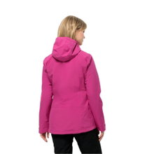 Jack Wolfskin Ganzjahresjacke Moonrise 3in1 (wasser- winddicht, mit Fleece-Innenjacke) magenta Damen