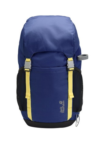 Jack Wolfskin Children's Hiking Backpack Explorer (comfortable carrying system, for children aged 6 and above) blue/yellow 20 litres