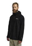 Jack Wolfskin Regenjacke Prelight 2.5 Lagen LT (leicht, wasserdicht, atmungsaktiv) schwarz Herren