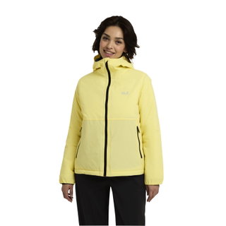 Jack Wolfskin Regenjacke Pamir (wasserdicht, winddicht) gelb Damen