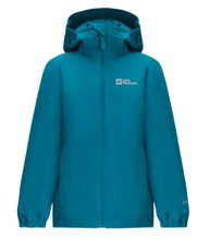 Jack Wolfskin Rain Jacket Flaze Texapore (windproof, waterproof and lightweight) Everest Blue Kids