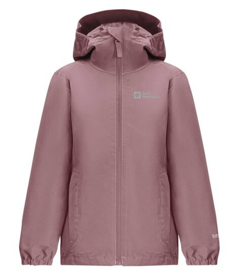 Jack Wolfskin Regenjacke Flaze Texapore (winddicht, wasserdicht und leicht) mauvepink Kinder