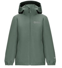 Jack Wolfskin Rain Jacket Flaze Texapore (windproof, waterproof and lightweight) hedge green Kids