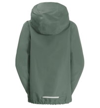 Jack Wolfskin Rain Jacket Flaze Texapore (windproof, waterproof and lightweight) hedge green Kids