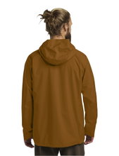 Jack Wolfskin Prelight Rain Jacket 2.5 Layers LT (lightweight, waterproof, breathable) brown men's