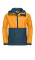 Jack Wolfskin Regenjacke Rainy Days (atmungsaktiv, winddicht, wasserdicht) orange Kinder