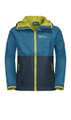 Jack Wolfskin Regenjacke Rainy Days (atmungsaktiv, winddicht, wasserdicht) everestblau Kinder