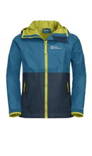 Jack Wolfskin Regenjacke Rainy Days (atmungsaktiv, winddicht, wasserdicht) everestblau Kinder