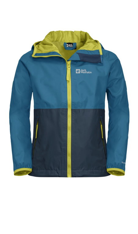 Jack Wolfskin Regenjacke Rainy Days (atmungsaktiv, winddicht, wasserdicht) everestblau Kinder