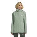 Jack Wolfskin Regenjacke Trailtime 2-Lagen (wasserdicht, atmungsaktiv) salbeigrün Damen