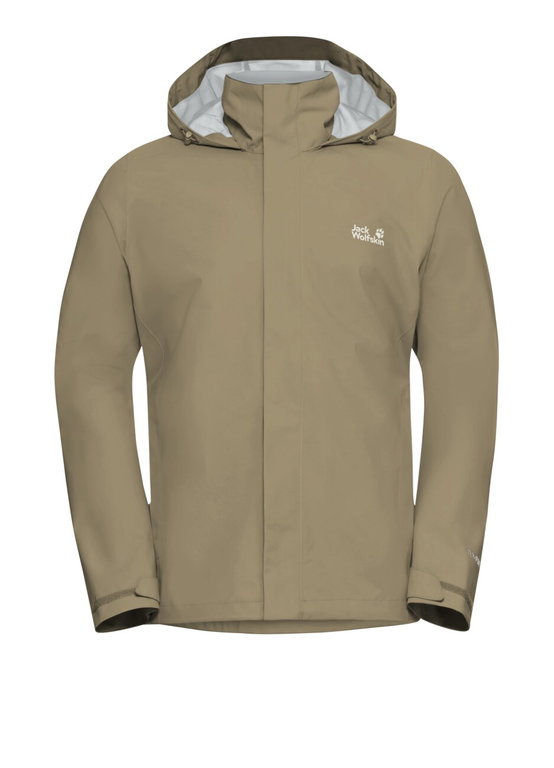 Jack Wolfskin Trailtime Rain Jacket 2-Layer (waterproof, breathable) 2026 light brown men's