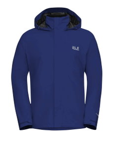 Jack Wolfskin Regenjacke Trailtime 2-Lagen (wasserdicht, atmungsaktiv) 2026 orchidblau Herren