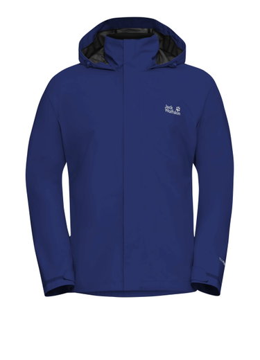 Jack Wolfskin Regenjacke Trailtime 2-Lagen (wasserdicht, atmungsaktiv) 2026 orchidblau Herren