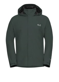 Jack Wolfskin Trailtime Rain Jacket 2-Layer (waterproof, breathable) 2026 palm green men's