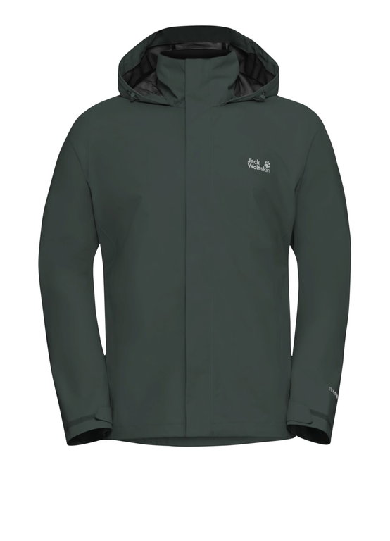 Jack Wolfskin Trailtime Rain Jacket 2-Layer (waterproof, breathable) 2026 palm green men's
