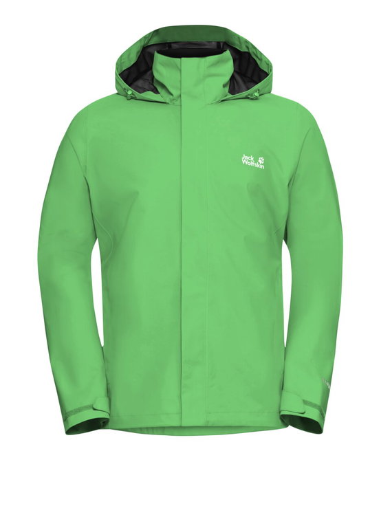 Jack Wolfskin Regenjacke Trailtime 2-Lagen (wasserdicht, atmungsaktiv) 2026 lizard grün Herren
