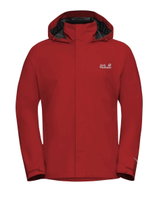 Jack Wolfskin Trailtime Rain Jacket 2-Layer (waterproof, breathable) 2026 siren red men's