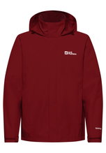 Jack Wolfskin Trailtime Rain Jacket 2-Layer (waterproof, breathable) red men's