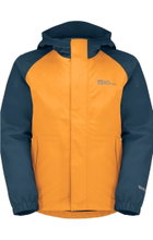 Jack Wolfskin Regenjacke Tucan (leicht, winddicht, wasserdicht) orange Kinder