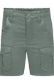 Jack Wolfskin Freizeit-Reisehose Treasure Hunter Short (leicht, robust und elastisch) kurz hedgegrün Kinder