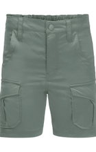 Jack Wolfskin Freizeit-Reisehose Treasure Hunter Short (leicht, robust und elastisch) kurz hedgegrün Kinder