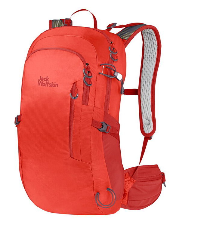 Jack Wolfskin Wanderrucksack Athmos Shape (für sportliche Tagestouren) orange 20 Liter